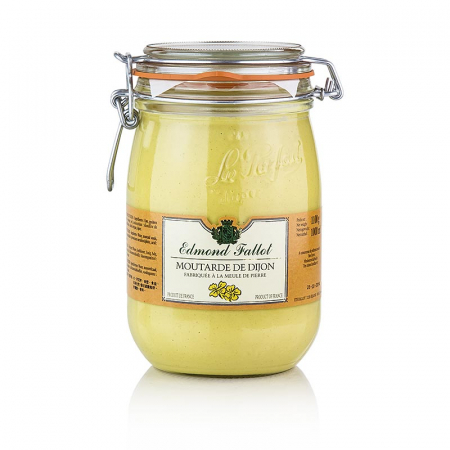 Mustar si specialitati din mustar - Mustar Dijon, fin si iute, Fallot, 1 l
