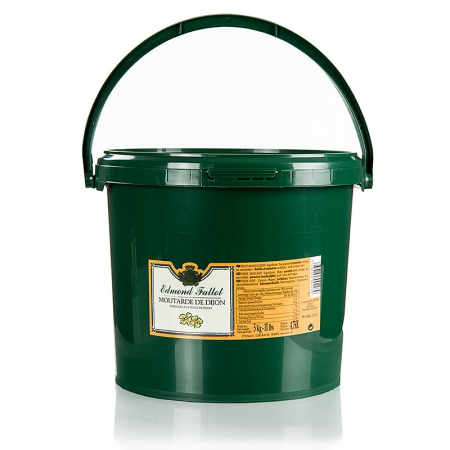 Mustar si specialitati din mustar - Mustar Dijon, fin si iute, Fallot, 4,75 l