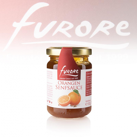 Bacanie - Mustar cu portocale, 130 ml