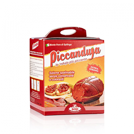 Carne si Preparate din carne - Piccanduja, salam tartinabil, picant din Calabria, 250 g