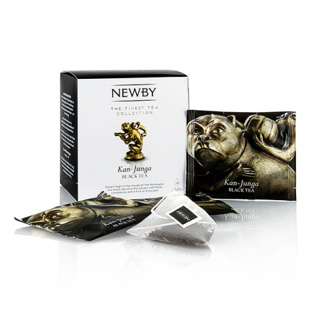 Ceai - Newby Tea Kan Junga, ceai negru din Nepal, 37,5 g, 15 bucăți