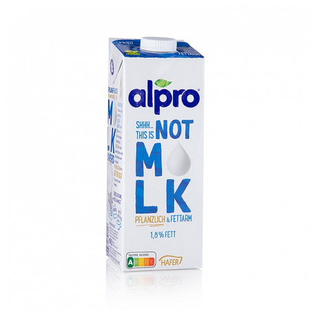 Vegetariene si Vegane - NOT MLK, alternativa de lapte pe baza de plante din ovaz, 1.8% grasime, 1 l