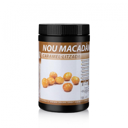 Aditivi alimentari - Nuci de macadamia caramelizate, intregi, Sosa, 600 g