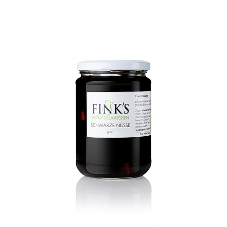 Miere, chutney si dulceata - Nuci negre (întregi) în sirop tare, organice, 390 g