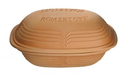 Ustensile de Bucatarie - Oala de lut Romertopf Modern 35x17x22 cm
