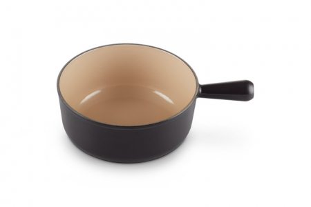Oala Fondue Le Creuset Tradition Matte Black - Ø 18 cm / 1,4 Litri [1]
