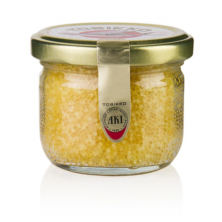 Bucatarie asiatica si etnica - Original Tobiko - icre de peste zburator, galben, cu yuzu, 90 g