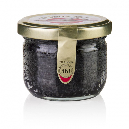 Bucatarie asiatica si etnica - Original Tobiko - Icre de peste zburator, negru, 90 g