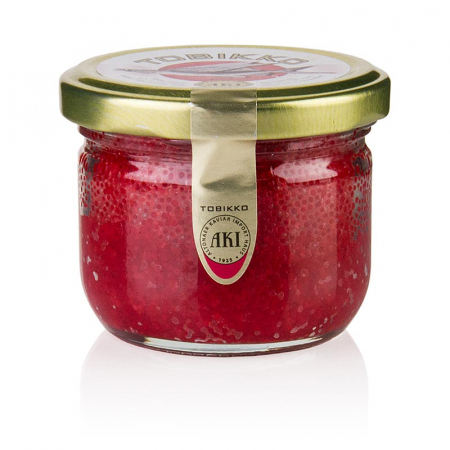 Bucatarie asiatica, sushi - Original Tobiko - Icre de peste zburator, rosu, 90 g