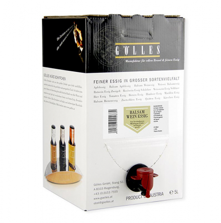 Otet Golles - Otet balsamic de vin, selectie de fructe de padure uscate, acid 6%, Gölles, 5 l