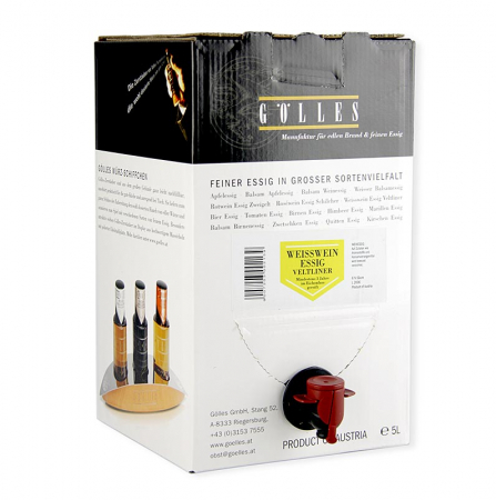 Otet de vin alb, acid 6%, Gölles, 5 l [1]