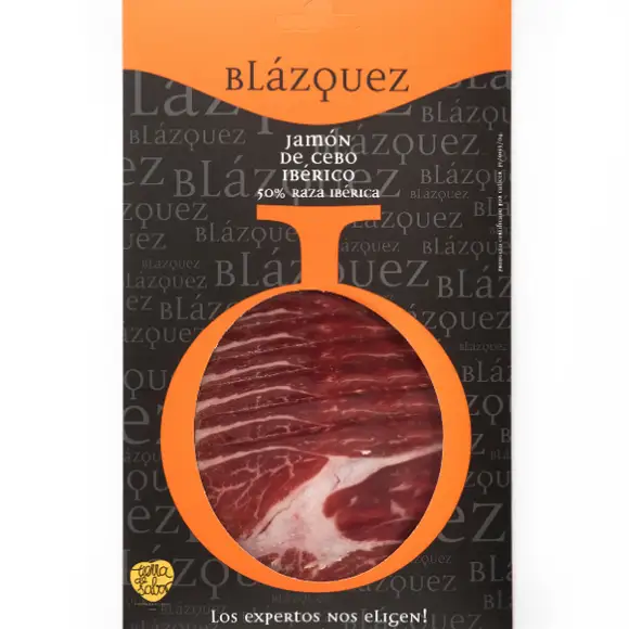 Produse afumate - Jamon de Cebo Pre-feliat 100g