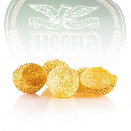 Bucatarie asiatica si etnica - Pani Puri / Gol Gappa, necopt, chipsuri pentru umplutura, cu masala dip, Heera, 250 g