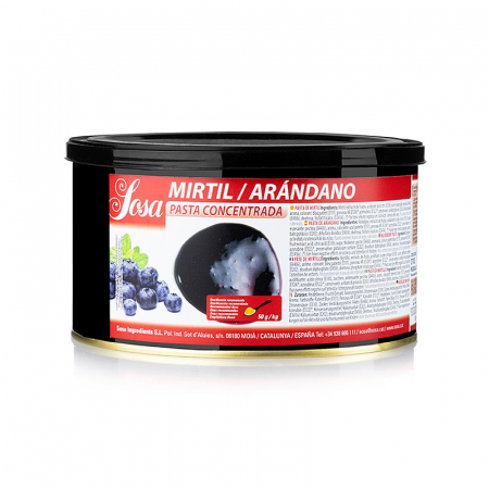 Aditivi alimentari - Pasta concentrata de afine, Sosa, 1,5 kg