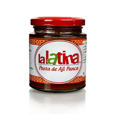 Sosuri, supe, fonduri - Pasta de chili, rosu, Pasta de Aji Rojo Panca , La Latina, Peru, 225 g