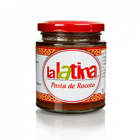 Sosuri, supe, fonduri - Pasta de chili, rosu, Pasta de Rocoto, La Latina, Peru, 225 g