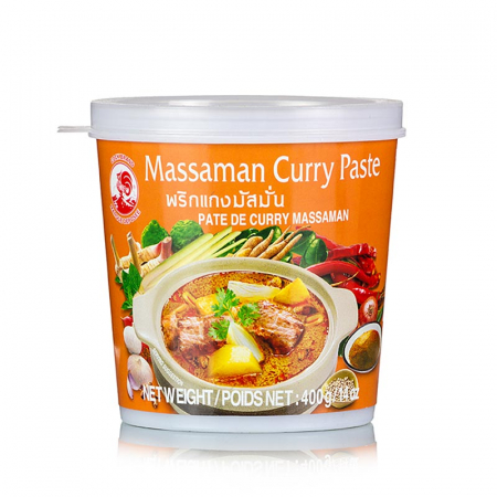 Condimente asiatice, arome - Pasta de curry Massaman (curry thailandez), Cock Brand, 400 g