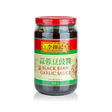 Diverse ingrediente asiatice - Pasta de fasole neagra, cu usturoi, Lee Kum Kee, 368 g