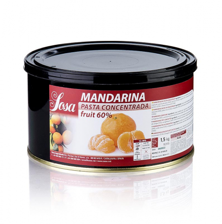 Aditivi alimentari - Pasta de mandarine, Sosa, 1,5 kg