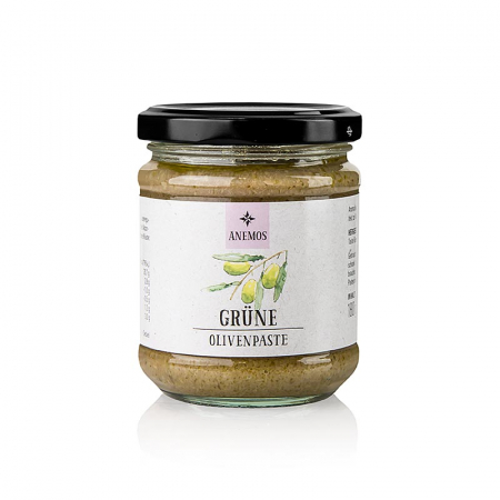 Masline si pasta de masline - Pasta de masline verzi Chalkediki- tapenada, Anemos, 180 g