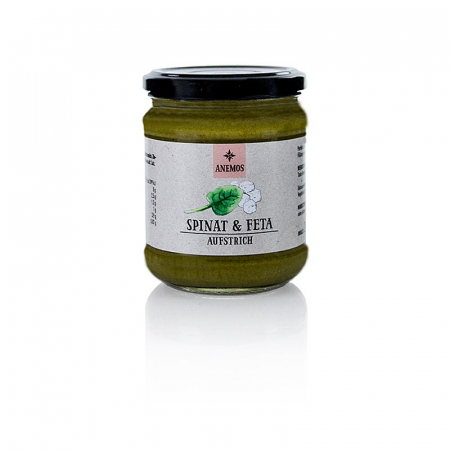 Sosuri, supe, fonduri - Pasta (tapenada) de spanac si feta, Anemos, 200 g