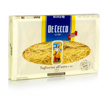 Paste - Paste De Cecco Taglierini cu Ou, Nr.105, 250 g