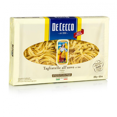 Bacanie - Paste De Cecco Tagliatelle cu ou, Nr.104, 250 g