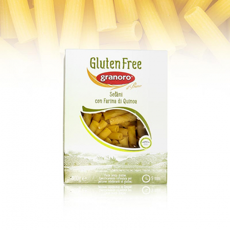 Paste Granoro Sedani, cu quinoa, fara gluten, nr. 476, 400g [0]