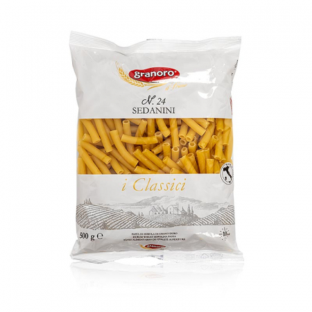 Paste - Paste Granoro Sedanini, similar cu Penne Rigate, No.24, 500 g