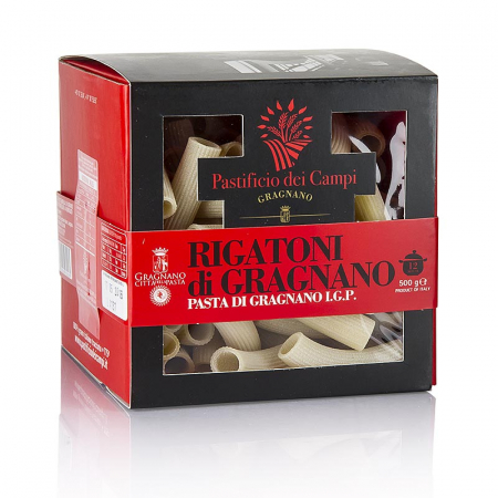 Paste - Pastificio dei Campi – Pasta di Gragnano IGP – Rigatoni 500g