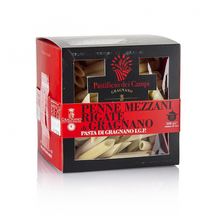 Paste - Pastificio dei Campi – Pasta di Gragnano IGP – Penne Mezzani Rigate 500g