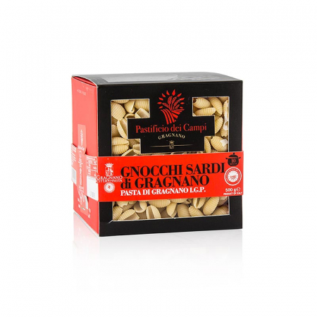 Paste - Pastificio dei Campi - No.46 Gnocchi Sardi, Pasta di Gragnano IGP, 500 g