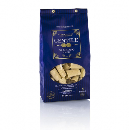 Bacanie - Pastificio Gentile Gragnano IGP - Rigatoni, 500 g