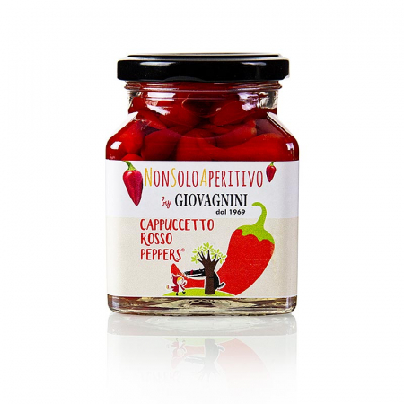 Conserve - Pepperoni Pepper Rosso, rosu, cappuccetto Giovagnini, 310 g