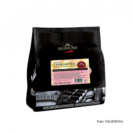 Diverse produse Valrhona - Perle crocante, zmeura rosie, Valrhona Inspiration Raspberry, 1 kg,