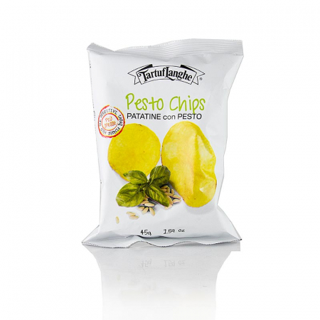 Snacks - Pestochips, chipsuri de cartofi cu aroma de pesto, Tartuflanghe, 45 g