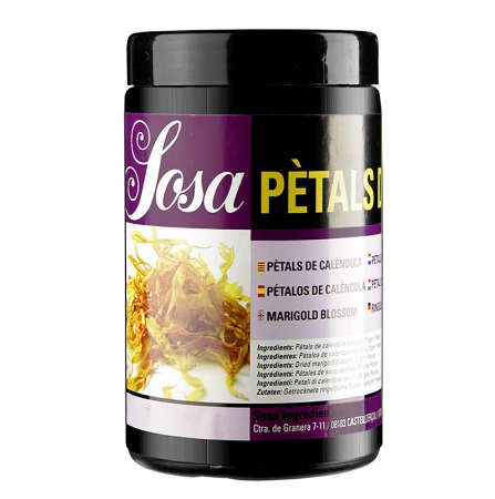 Aditivi alimentari - Petale de galbenele uscate, galbene, Sosa, 40 g