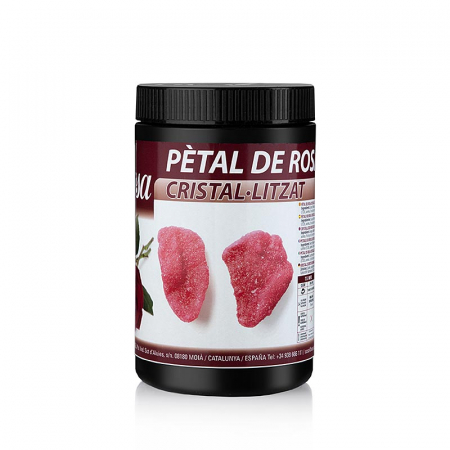 Aditivi alimentari - Petale de trandafir cristalizate, rosii, Sosa, 300 g