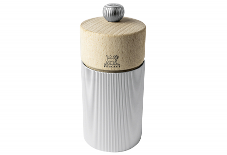 Noutati Gourmetto - Rasnita Peugeot LINE pentru sare Aluminiu/Natur 12 cm