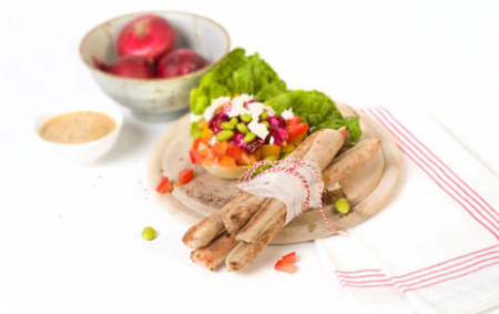 Pita Breadsticks, din faina de Grau, 20 x 2,5 cm, 28g, 175 bucati, aproximativ 5kg, congelate [0]