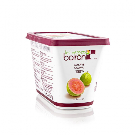 Piureuri - Piure de guava, neindulcit, congelat, 1 kg