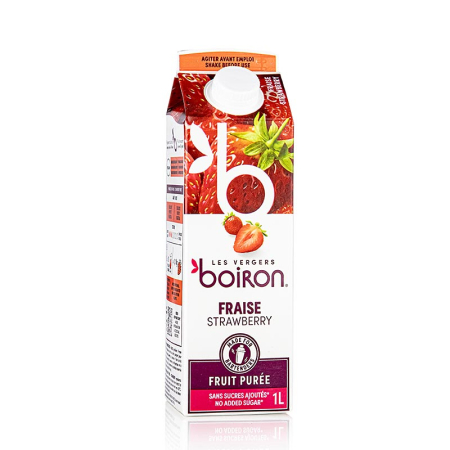 Specialitati dulci - Piure de capsuni Boiron, pasteurizat, 1 l