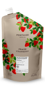Piureuri - Piure de capsuni, Ponthier, cu zahar, 2,5 kg
