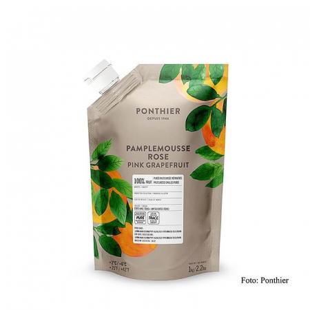 Piureuri - Piure - grapefruit roz, 100% fructe, neindulcit, 1 kg