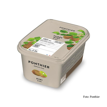 Specialitati dulci - Piure - Kiwi, soi Hayward din Adour, 100% fructe, neindulcit, congelat, 1 kg