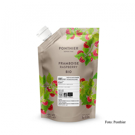 Piureuri - Piure - zmeura, 100%, 1 kg - bio