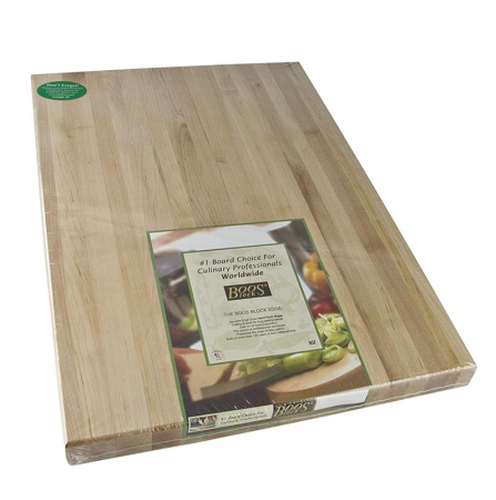 Ustensile de Bucatarie - Placa de tocat R02 din artar, 61x46x4cm, fara jgheab, Boos Block