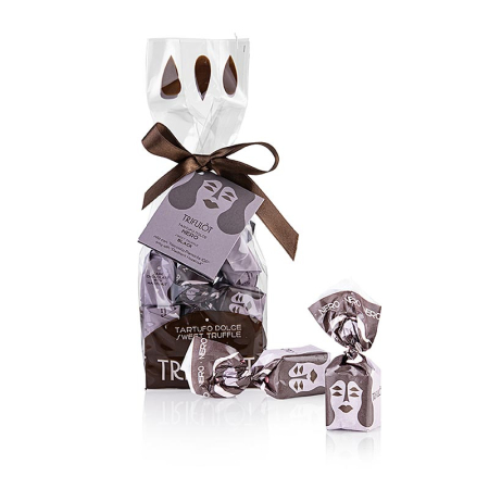 Praline - Praline cu trufe, Dolce d'Alba, ciocolata neagra, aproximativ 14g, Tartuflanghe, 200 g