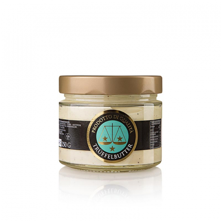 Trufe si specialitati din trufe - Preparat de unt de trufe, cu aroma de trufe de vara si trufe albe, Alba, 240 g