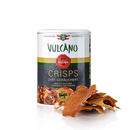 Produse afumate - Chips VULCANO, chipsuri de șuncă, afumate delicat, 35 g